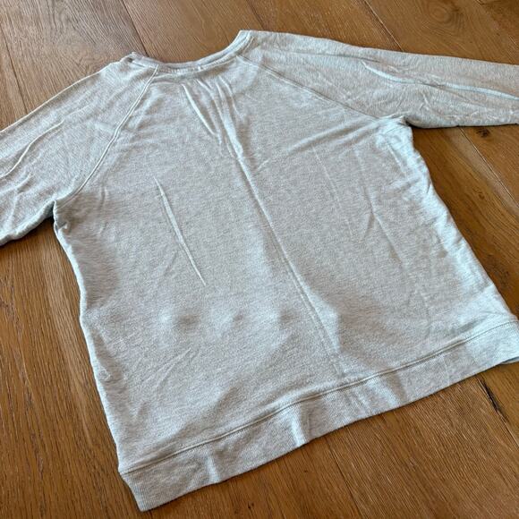 Athleta Light Grey Sweater Women’s Size L - Picture 2 of 3
